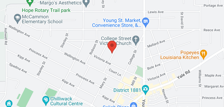 map of 303 9477 COOK STREET